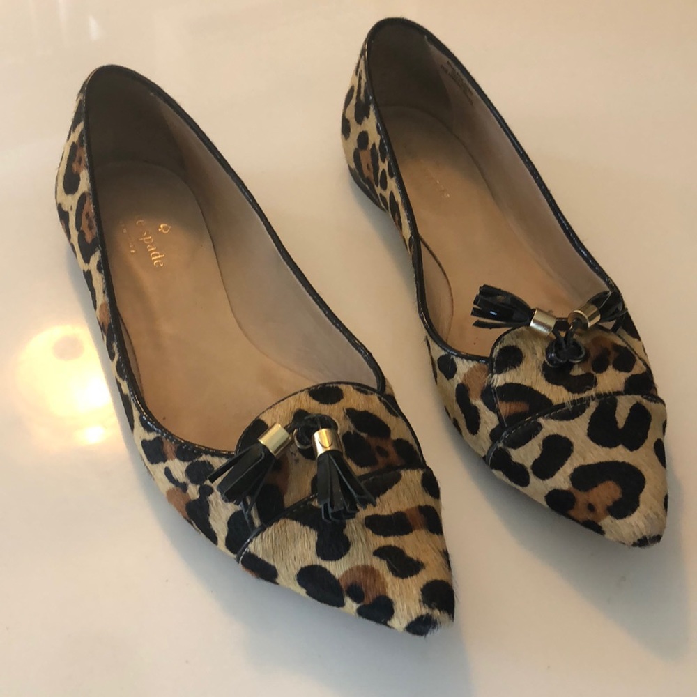 Kate Spade Cheetah Pointy Flats